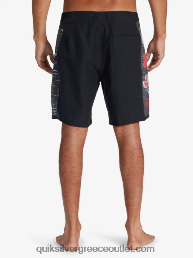 πράγματα πρωτότυπο αψίδα 1986 18 boardshorts Quiksilver x Stranger άνδρες 66LP841786 το ανάποδα
