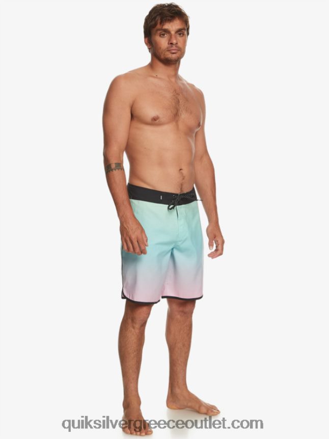 καθημερινό χτένι 19 boardshort Quiksilver άνδρες 66LP84766 ποτάμι μπλε
