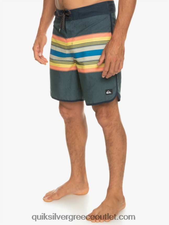 καθημερινό χτένι 19 boardshort Quiksilver άνδρες 66LP84768 ναυτικό μπλέιζερ