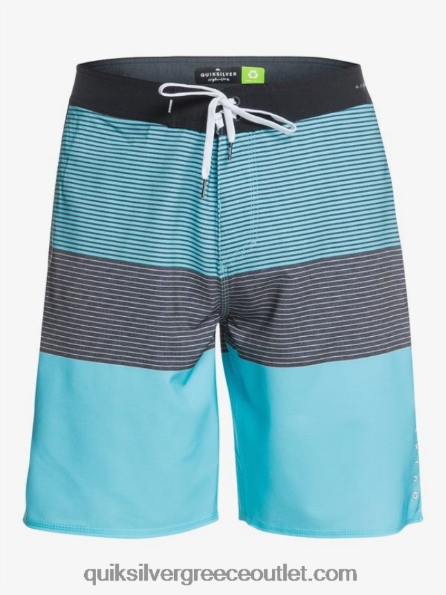 επισημάνετε τα ογκώδη 20 επιτραπέζια σορτς Quiksilver άνδρες 66LP841564 μπλε του Ειρηνικού