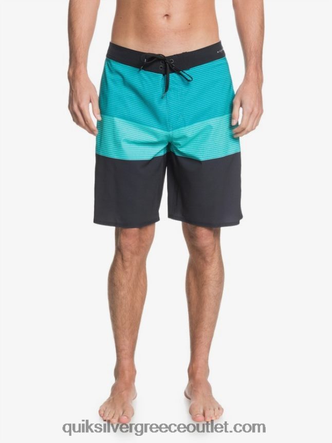 επισημάνετε τα ογκώδη 20 επιτραπέζια σορτς Quiksilver άνδρες 66LP841565 κεραμικός
