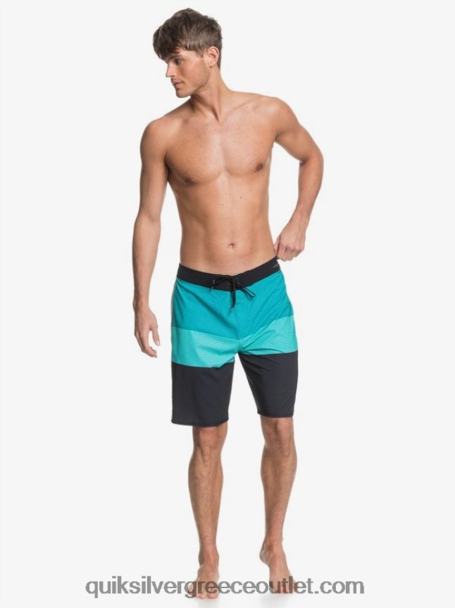 επισημάνετε τα ογκώδη 20 επιτραπέζια σορτς Quiksilver άνδρες 66LP841565 κεραμικός