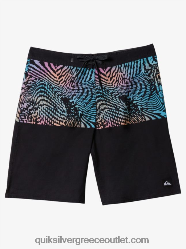καθημερινή διαίρεση 20 ταμπλό Quiksilver άνδρες 66LP84669 μαύρος