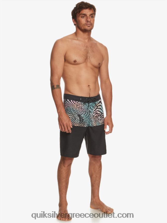 καθημερινή διαίρεση 20 ταμπλό Quiksilver άνδρες 66LP84669 μαύρος