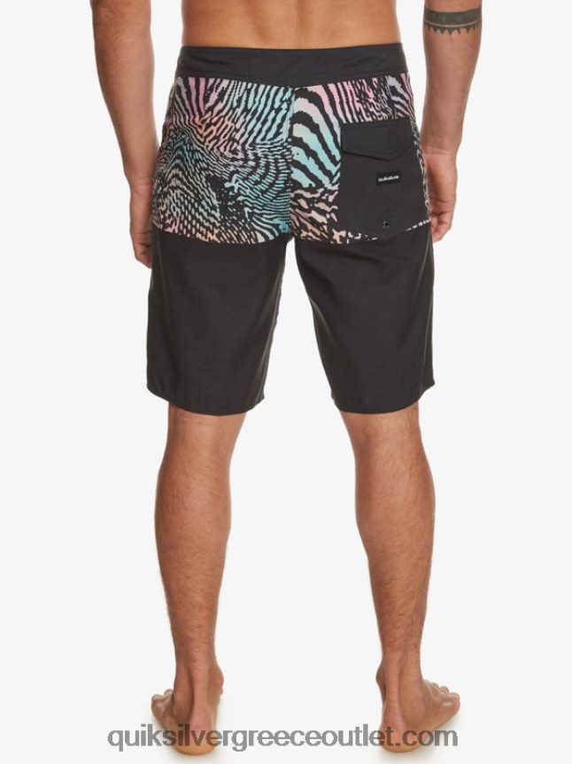 καθημερινή διαίρεση 20 ταμπλό Quiksilver άνδρες 66LP84669 μαύρος