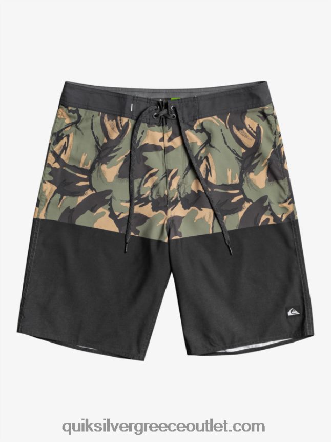 καθημερινή διαίρεση 20 ταμπλό Quiksilver άνδρες 66LP84671 μαύρος
