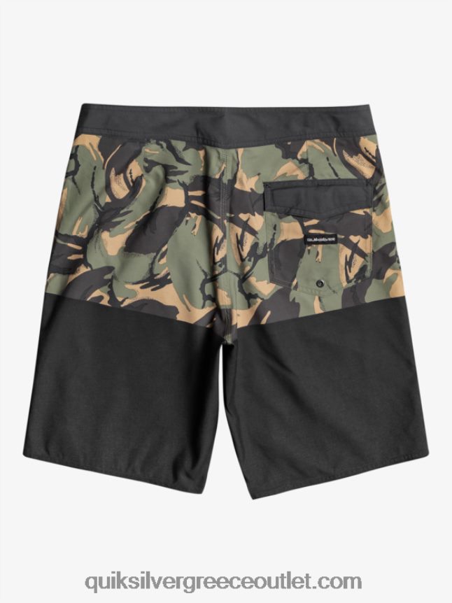 καθημερινή διαίρεση 20 ταμπλό Quiksilver άνδρες 66LP84671 μαύρος