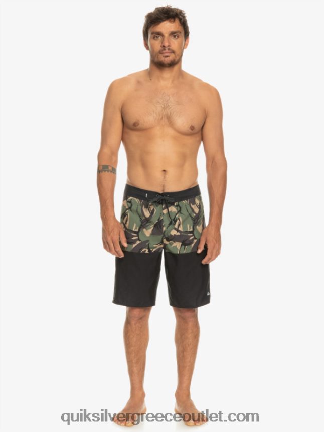 καθημερινή διαίρεση 20 ταμπλό Quiksilver άνδρες 66LP84671 μαύρος