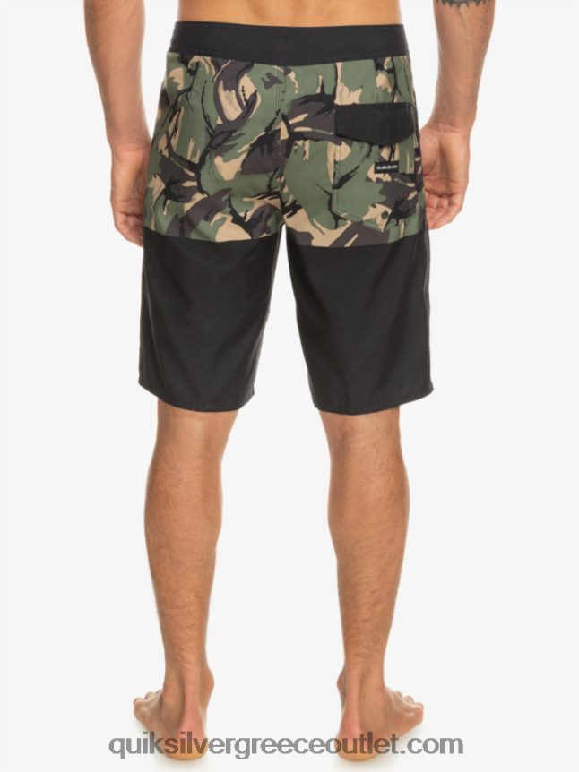 καθημερινή διαίρεση 20 ταμπλό Quiksilver άνδρες 66LP84671 μαύρος