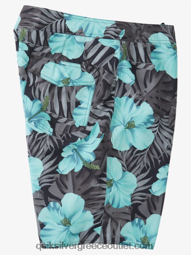 καθημερινά κλασικά φλοράλ 20 boardshorts Quiksilver άνδρες 66LP841683 μαύρο d φλοράλ