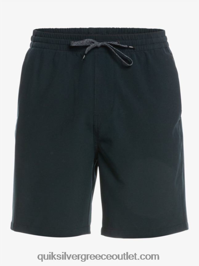 Ocean elastic 18 σορτς αμφίβια Quiksilver άνδρες 66LP84342 μαύρος