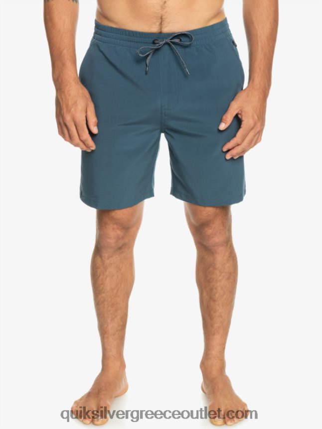 Ocean elastic 18 σορτς αμφίβια Quiksilver άνδρες 66LP84345 μεσάνυχτα ναυτικό