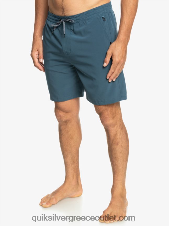 Ocean elastic 18 σορτς αμφίβια Quiksilver άνδρες 66LP84345 μεσάνυχτα ναυτικό