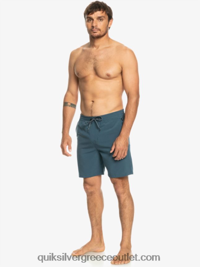 Ocean elastic 18 σορτς αμφίβια Quiksilver άνδρες 66LP84345 μεσάνυχτα ναυτικό