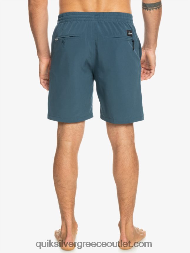 Ocean elastic 18 σορτς αμφίβια Quiksilver άνδρες 66LP84345 μεσάνυχτα ναυτικό