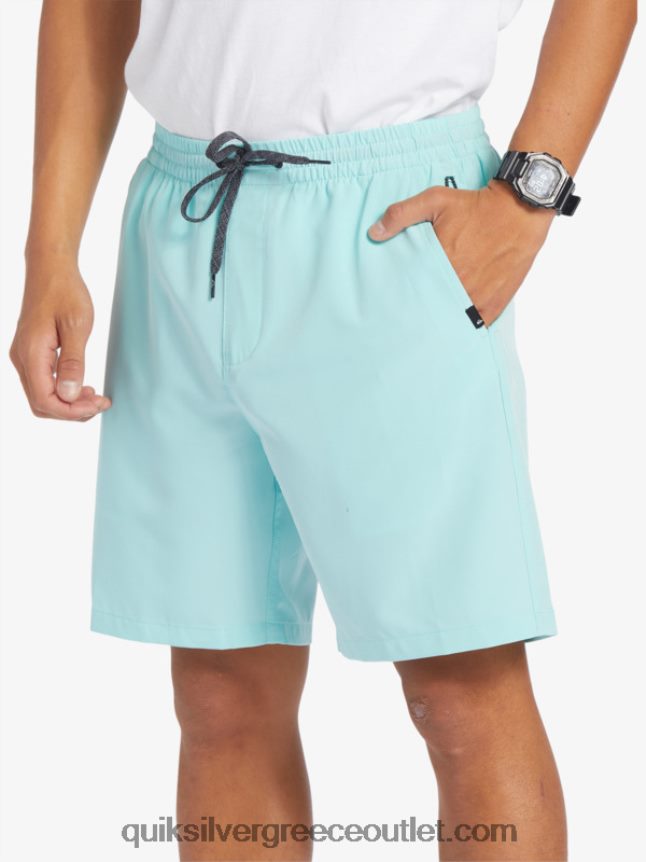 Ocean elastic 18 σορτς αμφίβια Quiksilver άνδρες 66LP84346 μπλε άγγελος
