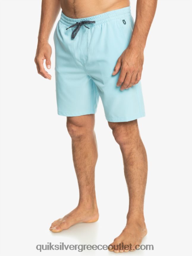 Ocean elastic 18 σορτς αμφίβια Quiksilver άνδρες 66LP84347 μπλε του ουρανού