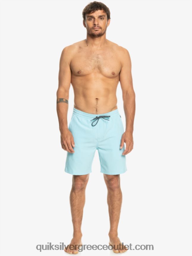 Ocean elastic 18 σορτς αμφίβια Quiksilver άνδρες 66LP84347 μπλε του ουρανού