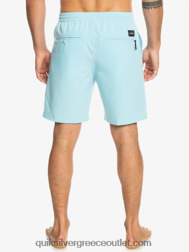 Ocean elastic 18 σορτς αμφίβια Quiksilver άνδρες 66LP84347 μπλε του ουρανού