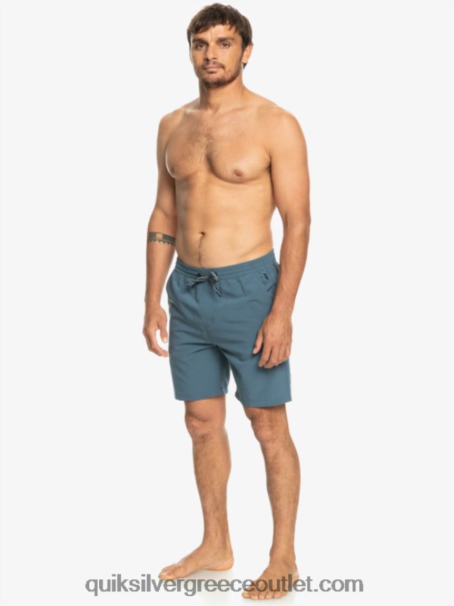 Ocean elastic 18 σορτς αμφίβια Quiksilver άνδρες 66LP84348 θάλασσα του Βέρινγκ