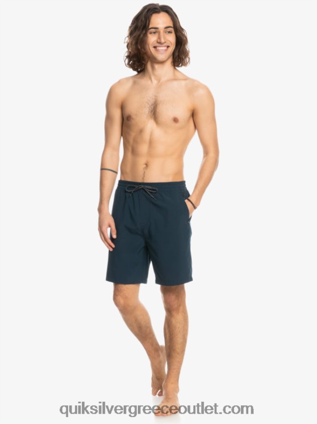 Ocean elastic 18 σορτς αμφίβια Quiksilver άνδρες 66LP84349 ναυτικό μπλέιζερ