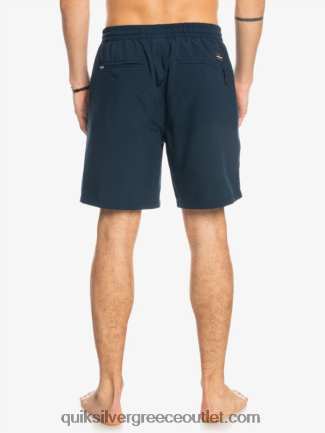 Ocean elastic 18 σορτς αμφίβια Quiksilver άνδρες 66LP84349 ναυτικό μπλέιζερ
