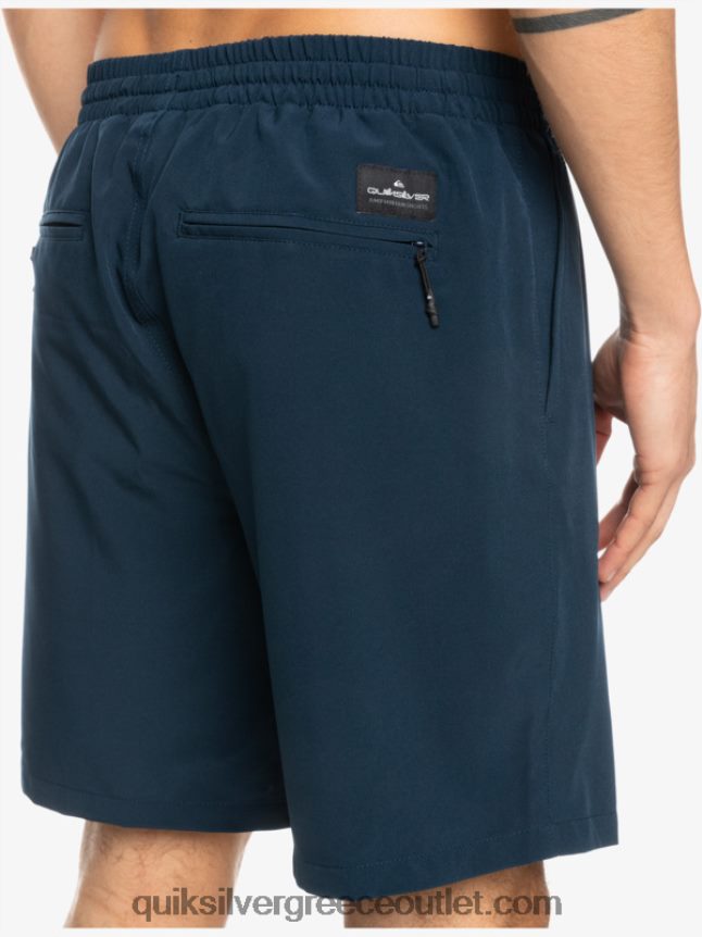 Ocean elastic 18 σορτς αμφίβια Quiksilver άνδρες 66LP84349 ναυτικό μπλέιζερ
