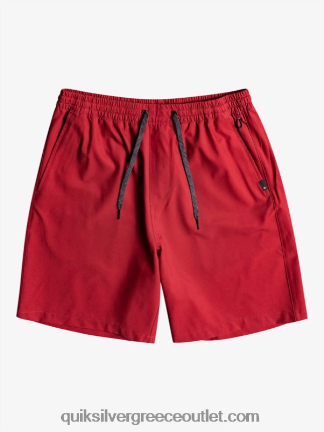 Ocean elastic 18 σορτς αμφίβια Quiksilver άνδρες 66LP84350 ρουμπίνι κρασί