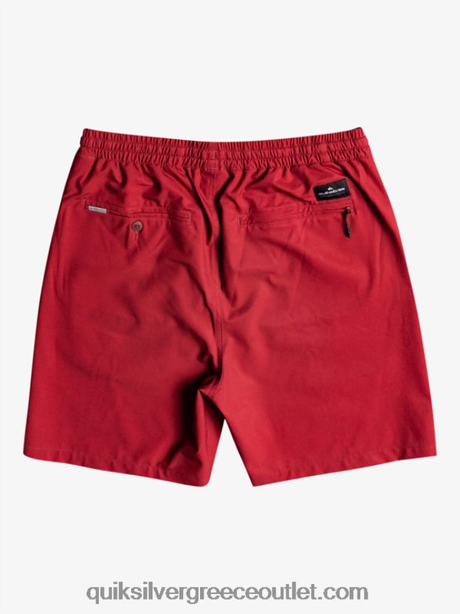 Ocean elastic 18 σορτς αμφίβια Quiksilver άνδρες 66LP84350 ρουμπίνι κρασί