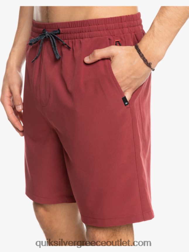 Ocean elastic 18 σορτς αμφίβια Quiksilver άνδρες 66LP84350 ρουμπίνι κρασί