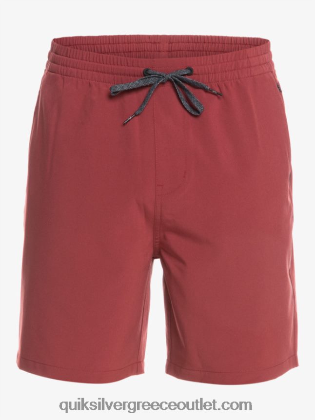 Ocean elastic 18 σορτς αμφίβια Quiksilver άνδρες 66LP84350 ρουμπίνι κρασί
