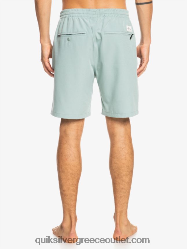 Ocean elastic 18 σορτς αμφίβια Quiksilver άνδρες 66LP84352 πράσινο περιβάλλον