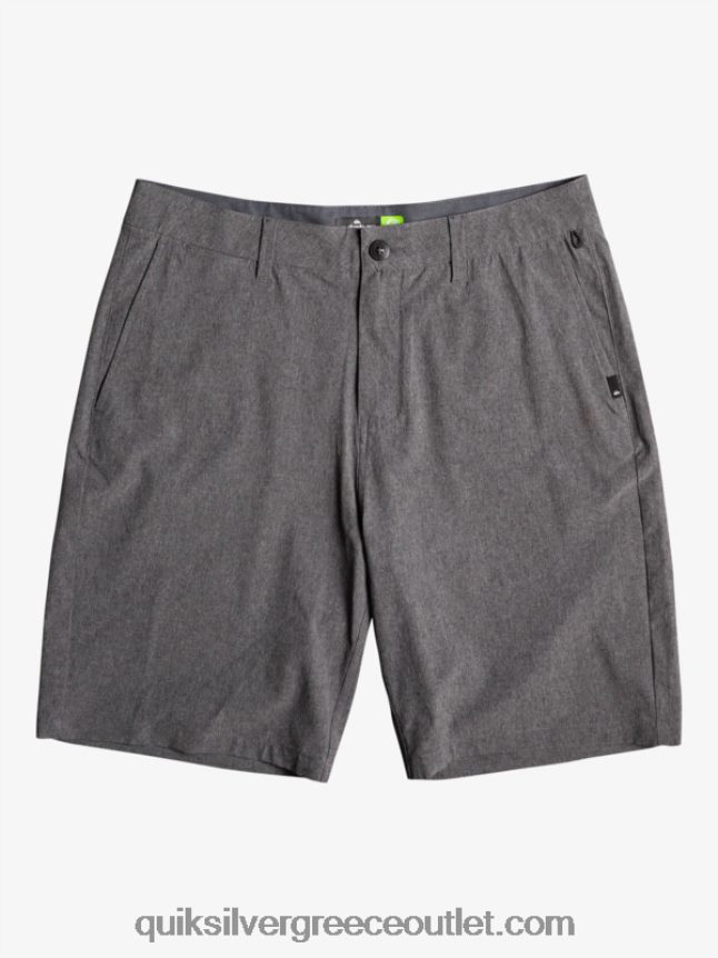 Union Heather 20 αμφίβια boardshort Quiksilver άνδρες 66LP8465 μαύρος