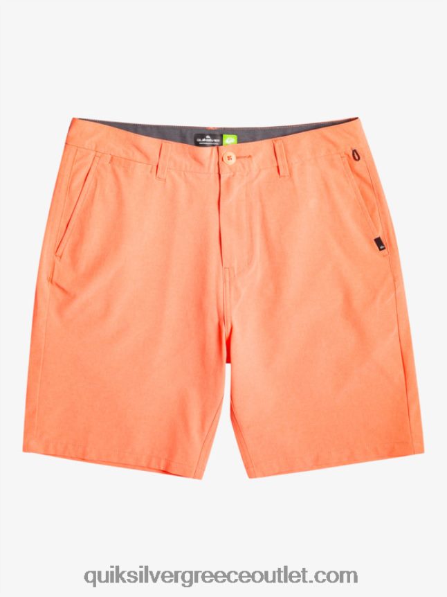 Union Heather 20 αμφίβια boardshort Quiksilver άνδρες 66LP8471 φρέσκος σολομός