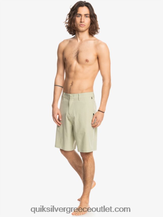 Union Heather 20 αμφίβια boardshort Quiksilver άνδρες 66LP8473 φασκόμηλο της ερήμου