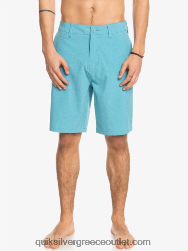 Union Heather 20 αμφίβια boardshort Quiksilver άνδρες 66LP8475 μπλε δελφίνι