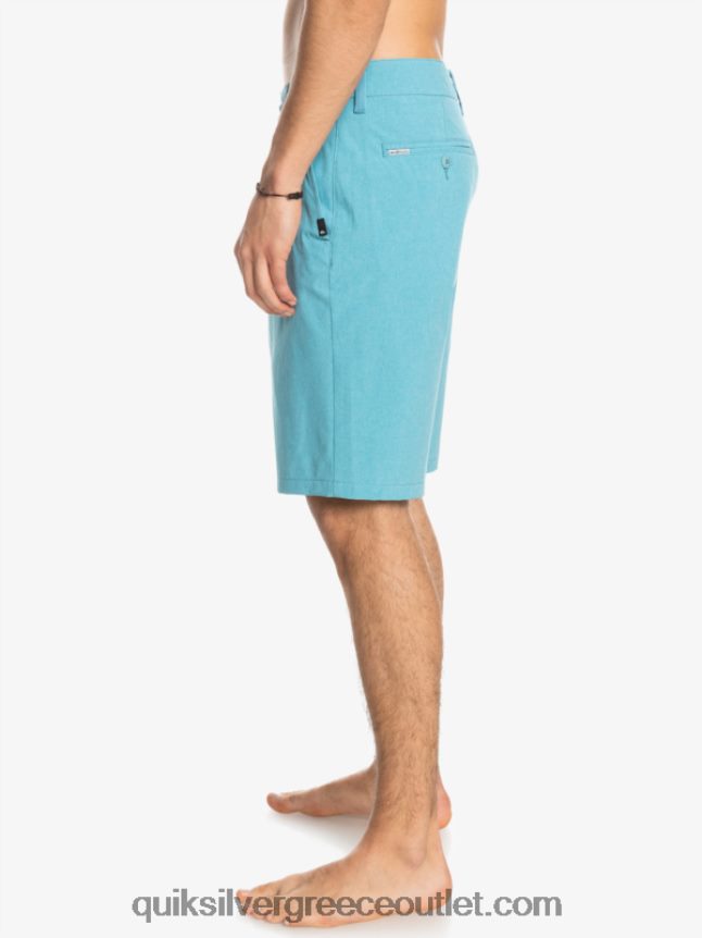 Union Heather 20 αμφίβια boardshort Quiksilver άνδρες 66LP8475 μπλε δελφίνι