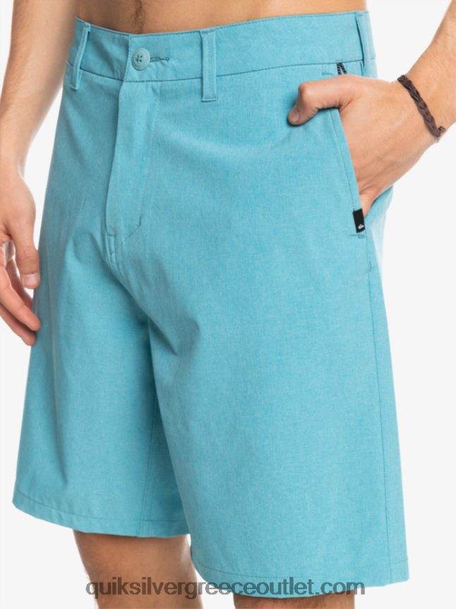 Union Heather 20 αμφίβια boardshort Quiksilver άνδρες 66LP8475 μπλε δελφίνι