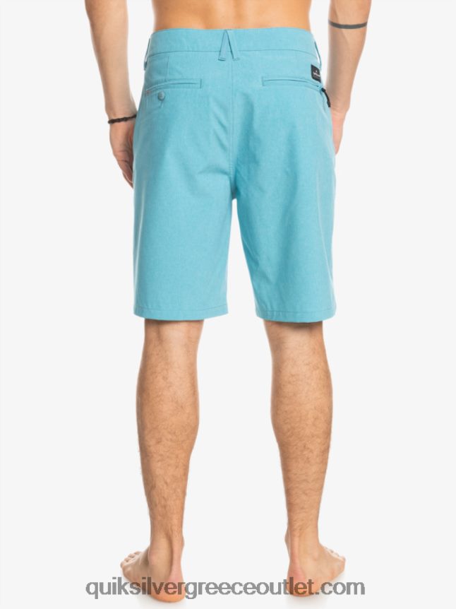 Union Heather 20 αμφίβια boardshort Quiksilver άνδρες 66LP8475 μπλε δελφίνι