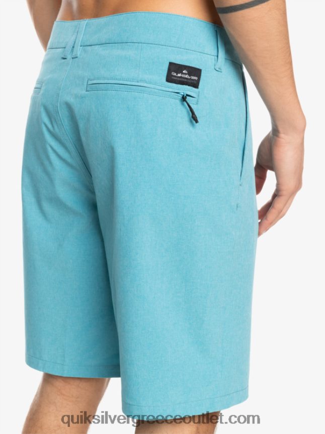 Union Heather 20 αμφίβια boardshort Quiksilver άνδρες 66LP8475 μπλε δελφίνι