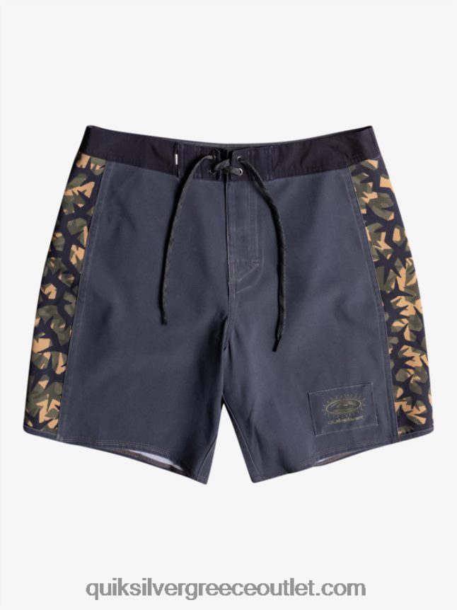 boardshort 18 surfsilk arch Quiksilver άνδρες 66LP841697 μαύρος