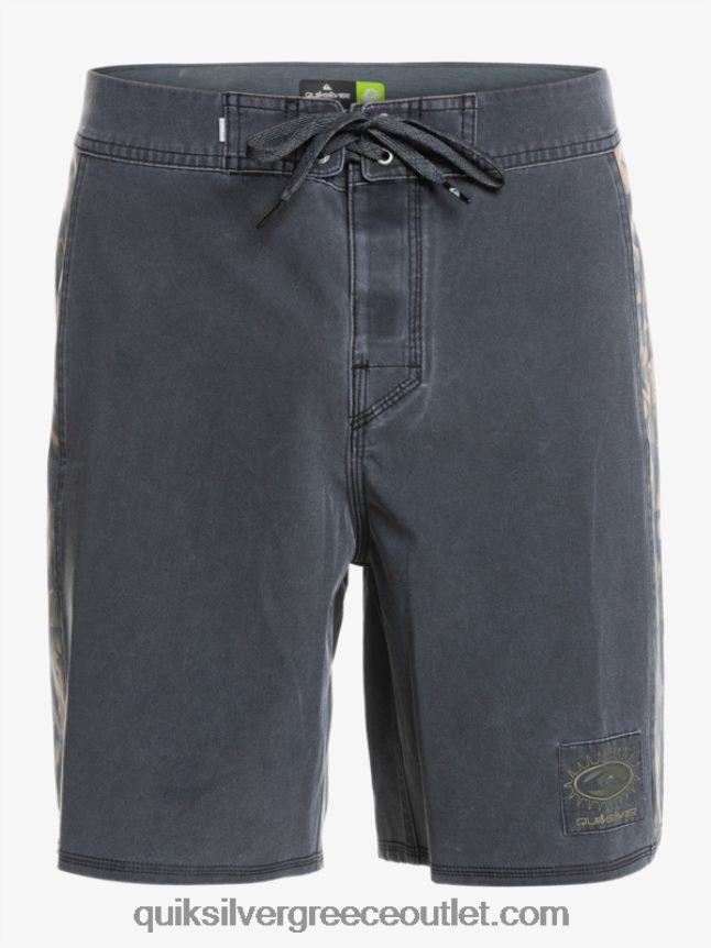boardshort 18 surfsilk arch Quiksilver άνδρες 66LP841697 μαύρος