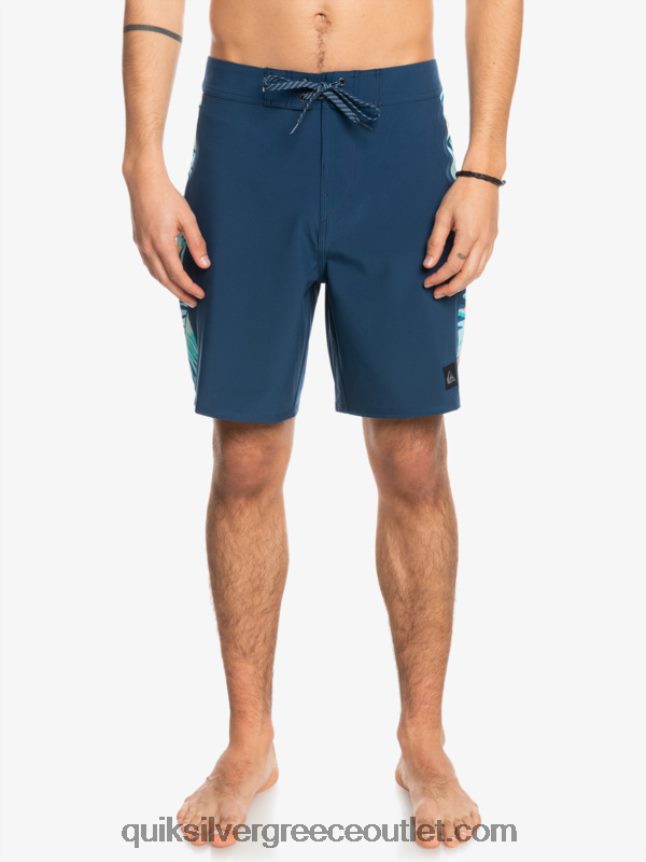 boardshort 18 surfsilk arch Quiksilver άνδρες 66LP841698 διακριτικά μπλε