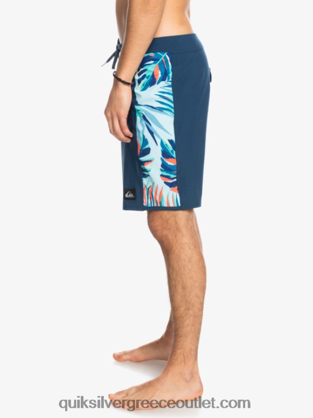 boardshort 18 surfsilk arch Quiksilver άνδρες 66LP841698 διακριτικά μπλε