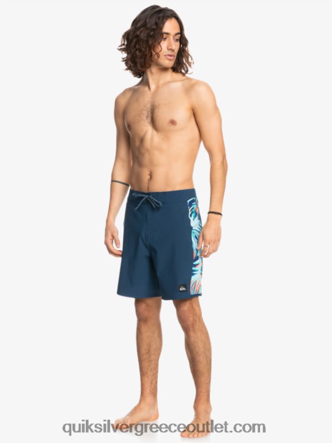 boardshort 18 surfsilk arch Quiksilver άνδρες 66LP841698 διακριτικά μπλε