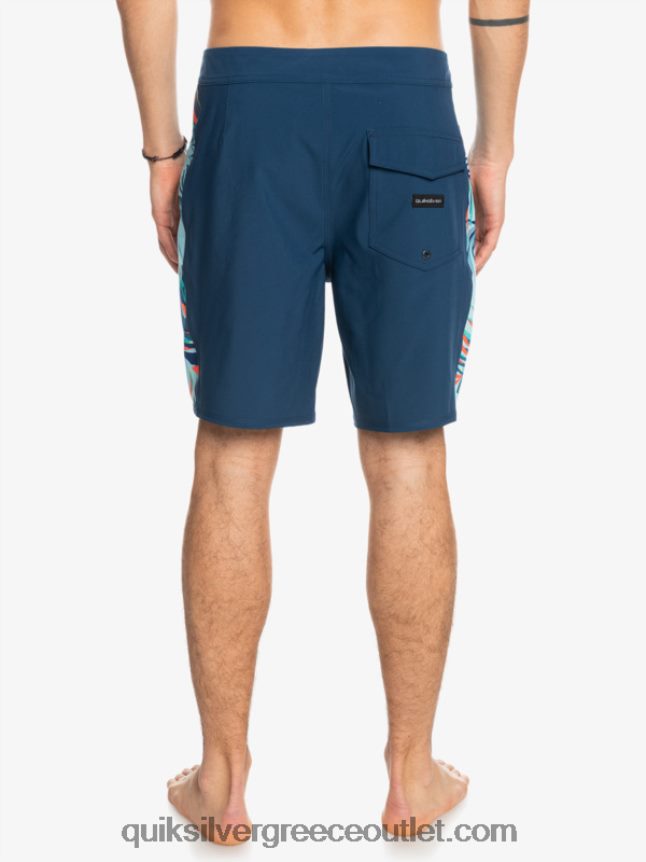 boardshort 18 surfsilk arch Quiksilver άνδρες 66LP841698 διακριτικά μπλε