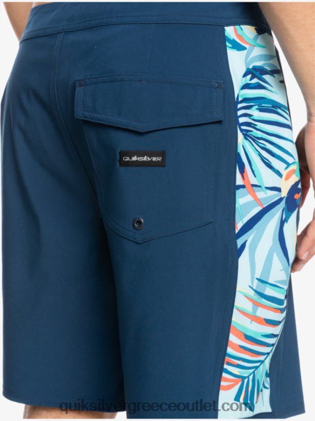boardshort 18 surfsilk arch Quiksilver άνδρες 66LP841698 διακριτικά μπλε