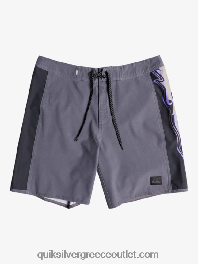 boardshort 18 surfsilk arch Quiksilver άνδρες 66LP841699 σιδερένια πύλη
