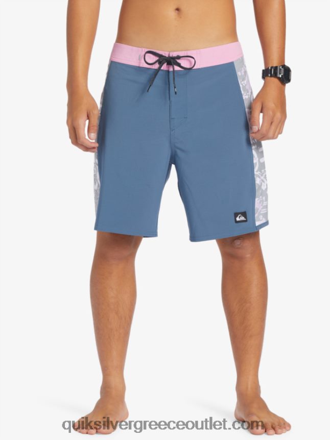 boardshort 18 surfsilk arch Quiksilver άνδρες 66LP84309 θάλασσα του Βέρινγκ