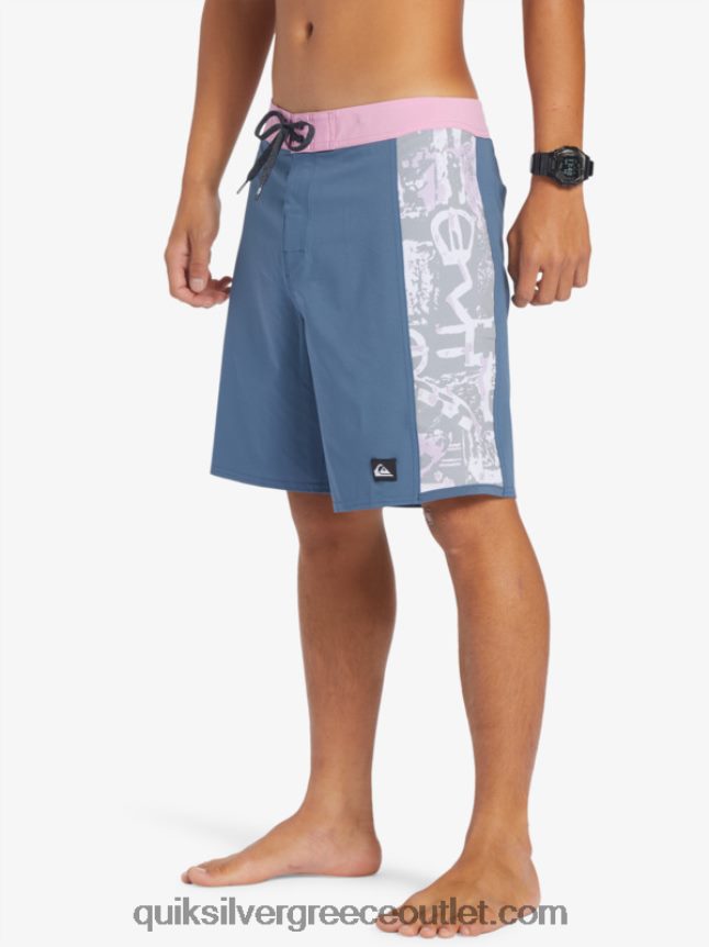 boardshort 18 surfsilk arch Quiksilver άνδρες 66LP84309 θάλασσα του Βέρινγκ